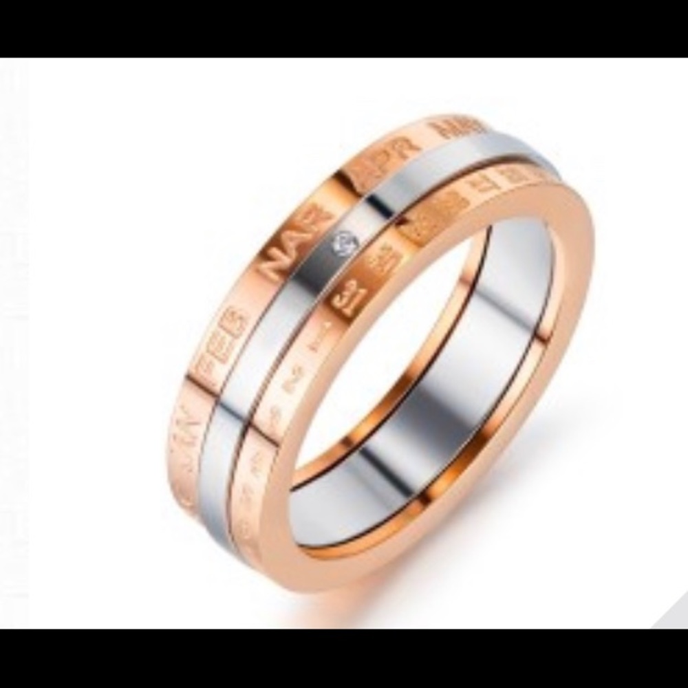 Titanium steel ring